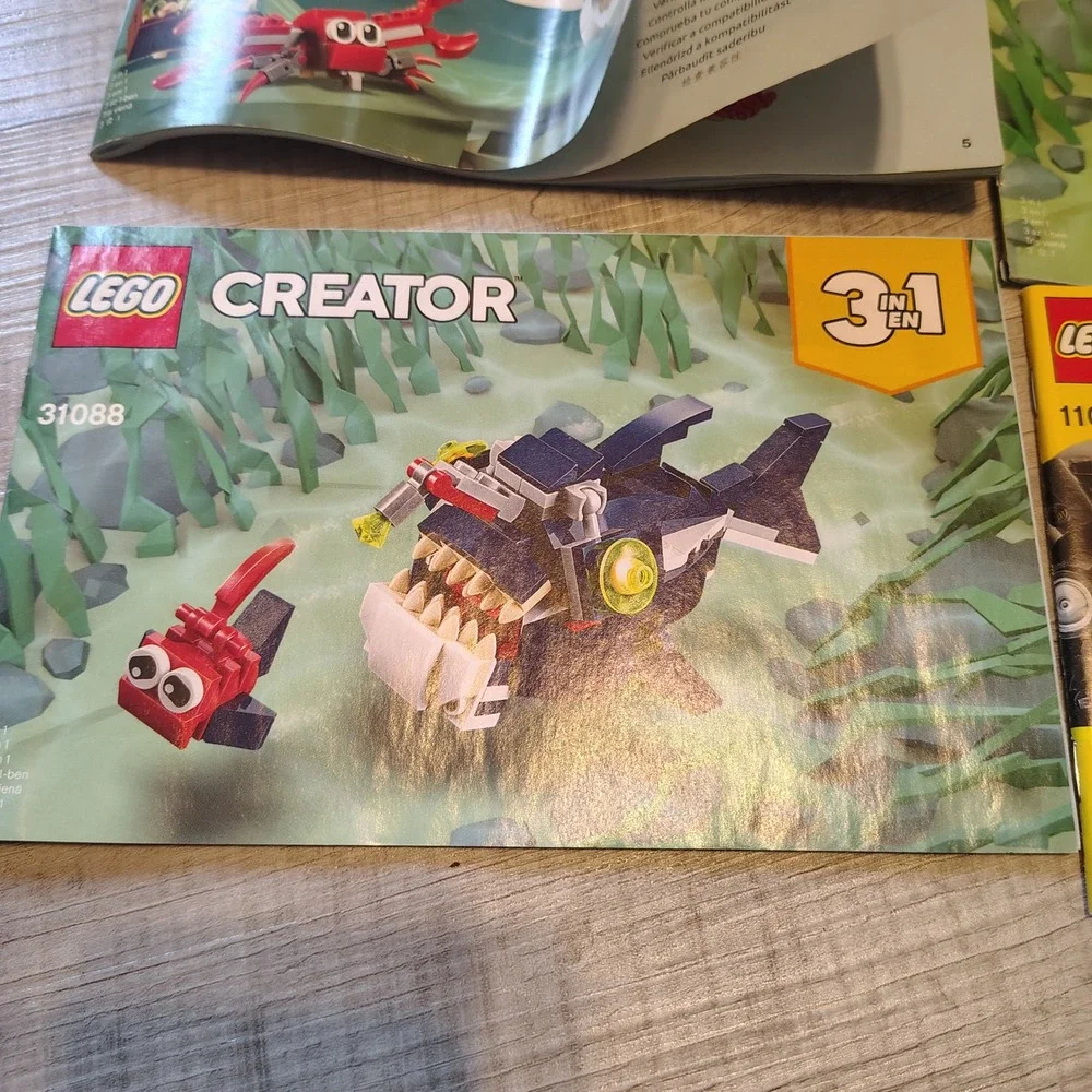 LEGO Instruction Manual Lot Creator 3-in-1 31088 31058 Classic 10717 11001 11006